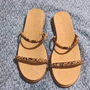 Madewell Paris Slip on Leather sandals